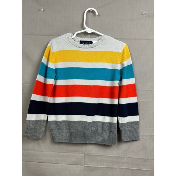 The Children's Place Toddler Boy Sweater Bundle Stripes and Light Tan, Size 3T - Picture 5 of 8